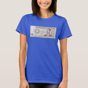 Iraakse dinar met Saddam Hoessein T-shirt