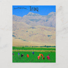 Iraakse Koerdische dorpelingen in Irak Briefkaart
