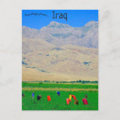Iraakse Koerdische dorpelingen in Irak Briefkaart (Voorkant)