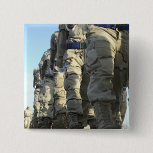 Iraakse luchtmacht werft mars vierkante button 5,1 cm