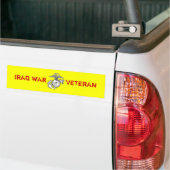 Iraakse oorlogsveteranenBumpersticker Bumpersticker (Op Truck)