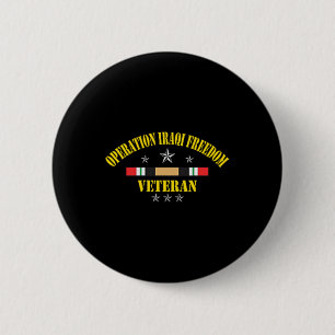 Iraakse operatie Iraakse Vrijheidsveteraan Dag gee Ronde Button 5,7 Cm