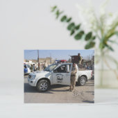 Iraakse politie briefkaart (Staand voorkant)