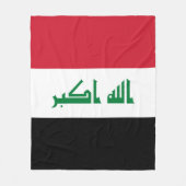 Iraakse vlag fleece deken (Voorkant)