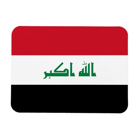 Iraakse vlag magneet (Horizontaal)