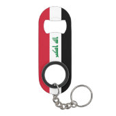 Iraakse vlag mini flessenopener (Achterkant)