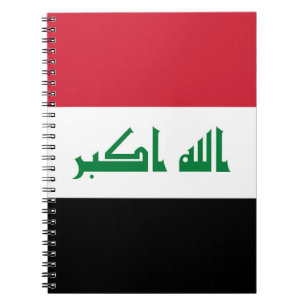 Iraakse vlag notitieboek