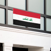 Iraakse vlag spandoek (Buitenkant Gebouw)