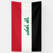 Iraakse vlag spandoek (Verticaal)