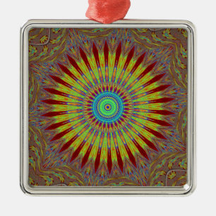 Iraans vlot Afrikaans etnisch stammenpatroon.jpg Metalen Ornament