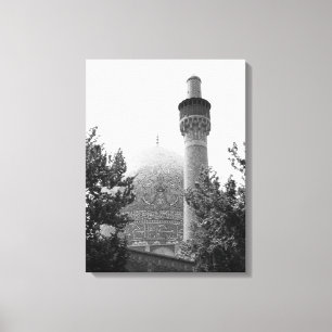 Iraanse koninklijke moskee Isfahan Canvas Afdruk