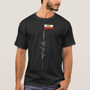 Iraanse leeuwenslag, Vrouw Fist, ondersteunen vrou T-shirt