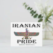 Iraanse Pride Briefkaart (Staand voorkant)