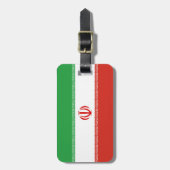 Iraanse vlag bagagelabel (Voorkant verticaal)