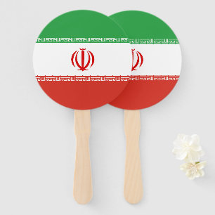 Iraanse vlag handwaaier