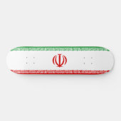 Iraanse vlag (Iran) (Perzisch) Skateboard (Horizontaal)