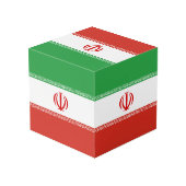 Iraanse vlag kubus (Achter hoekig)