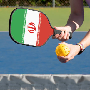Iraanse vlag pickleball paddle