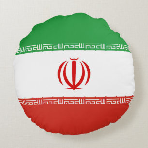 Iraanse vlag rond kussen