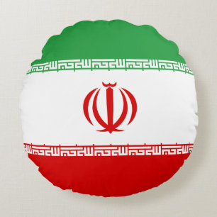 Iraanse vlag rond kussen