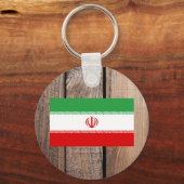 Iraanse vlag sleutelhanger (Voorkant)