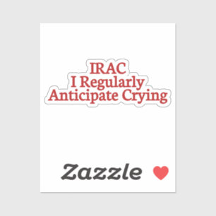 IRAC grappig Sticker