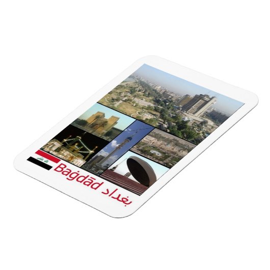 Irak - Bagdad Mosaic - Magnet Magneet (Linkerzijde)