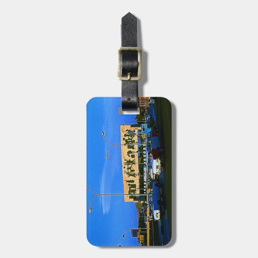 Irak Bagdad tahrir vierkant Bagagelabel (Voorkant verticaal)