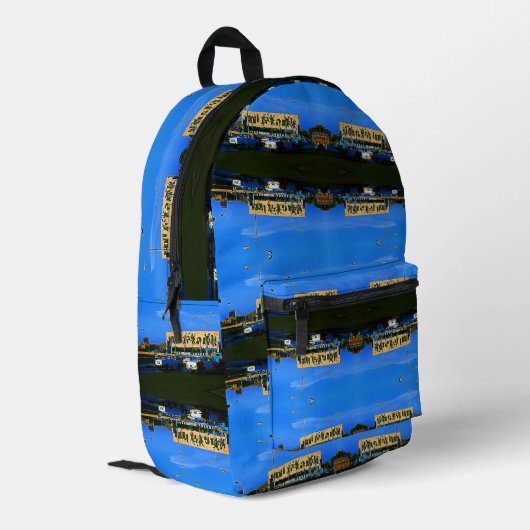 Irak Bagdad tahrir vierkant Bedrukte Rugzak (Achterkant Hoek Links)