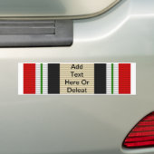 Irak Campaign Medal Bumpersticker (Op auto)