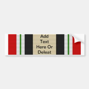 Irak Campaign Medal Bumpersticker