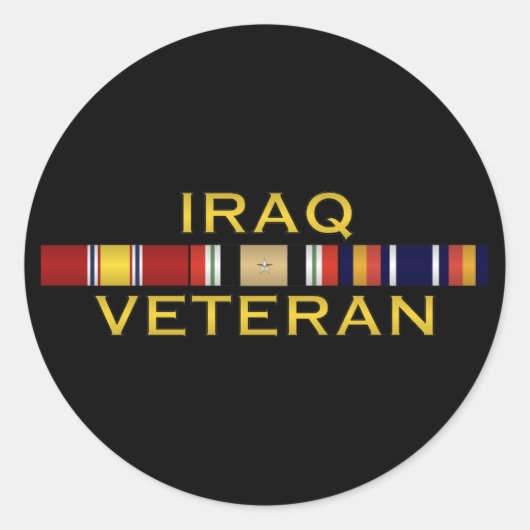 irak-dierenartsen-Stickers Ronde Sticker (Voorkant)