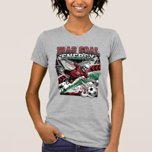 Irak Doel Energie Skelet Aanvaller Naties Vet Voet T-shirt