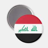 Irak Flag Magnet Magneet (Voorkant / Achterkant)