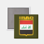 "Irak goud" Magneet (Voorkant / Achterkant)