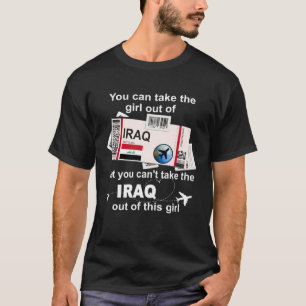 Irak Instapassagierskaart Irak Meisje Irak T-shirt