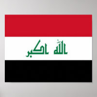 Irak - Iraakse vlag -