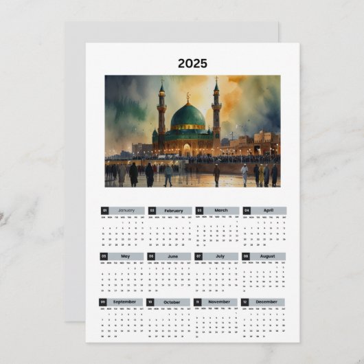 irak-kalender programma (Voorkant / Achterkant)