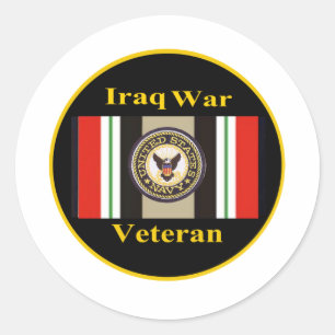 Irak Oorlogsveteraan "Navy" Stickers
