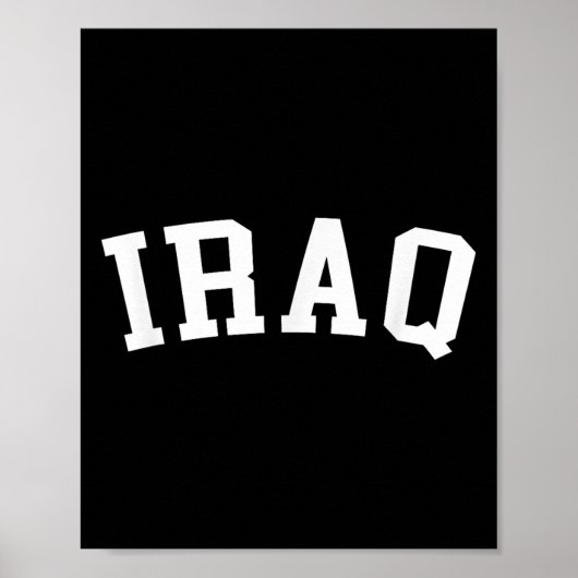 Irak  poster (Voorkant)