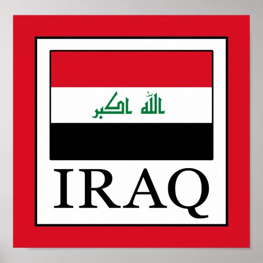 Irak Poster (Voorkant)