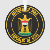 Irak Round Emblem Ornament (achterkant)