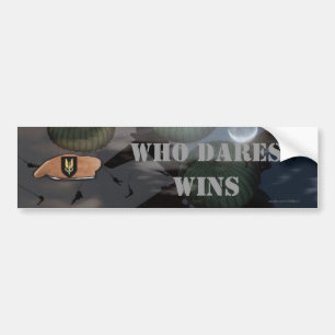 Irak sas speciale luchtdienst ww2 bumper sticker