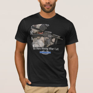 Irak Soldaat, we gingen winnen toen ik vertrok T-shirt