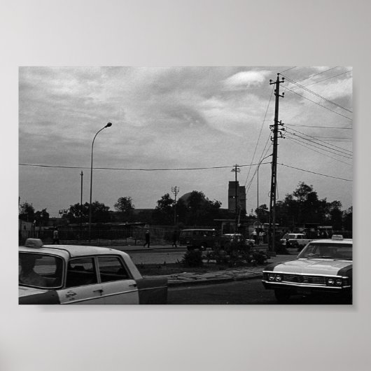  Irak Straattaxi Bagdad Poster (Voorkant)