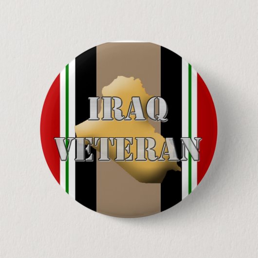 Irak-veteraan Ronde Button 5,7 Cm (Voorkant)