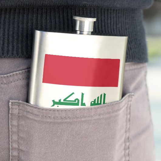 Irak vlag flacon (Voorbeeld)
