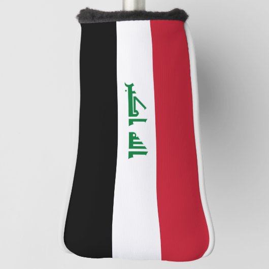 Irak vlag golfheadcover (Draai 90)