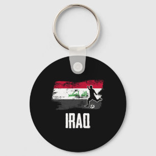 Irak Vlag Jersey Iraaks Voetbalteam Iraaks _1 Sleutelhanger
