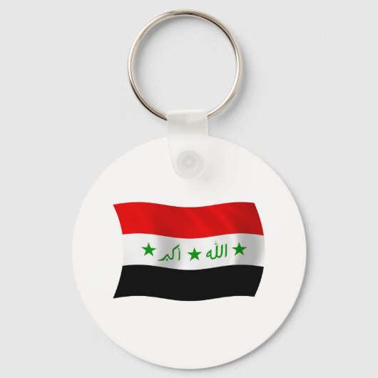 Irak Vlag Sleutelhanger (Voorkant)